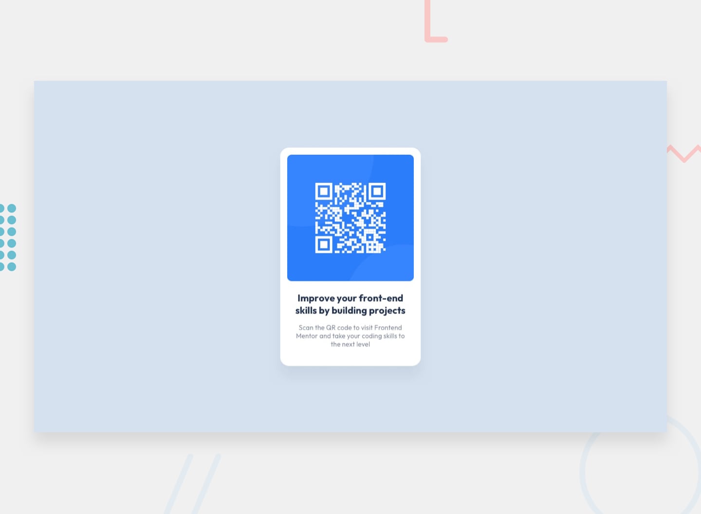 QR code card